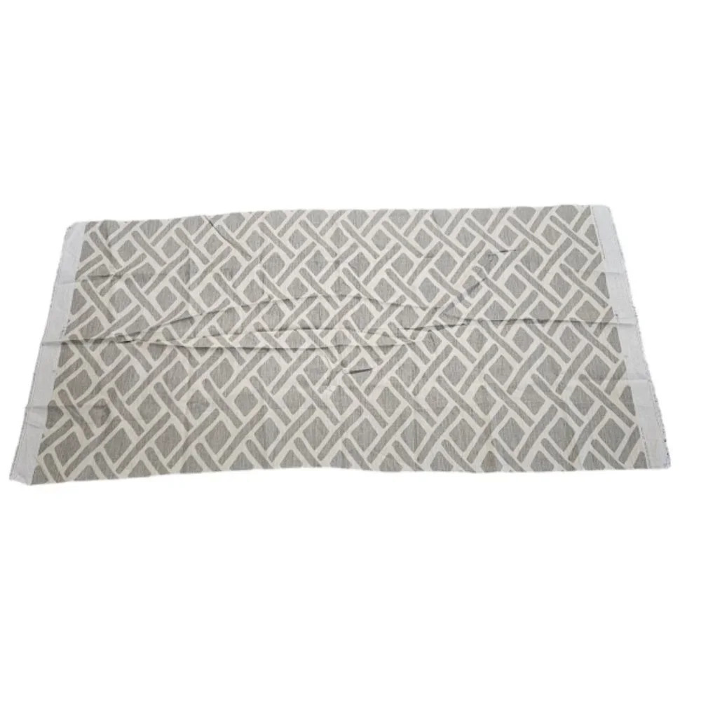 Portfolio Fabrics Gray Cream Geometric Diamond 30" x 55" Width Piece Fabric